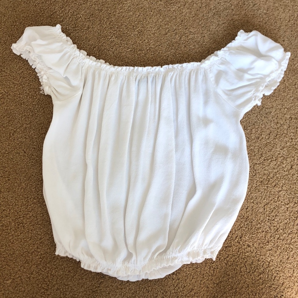 white brandy melville top